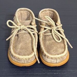 Twisted X Infant Driving Moccasins in Dusty Tan